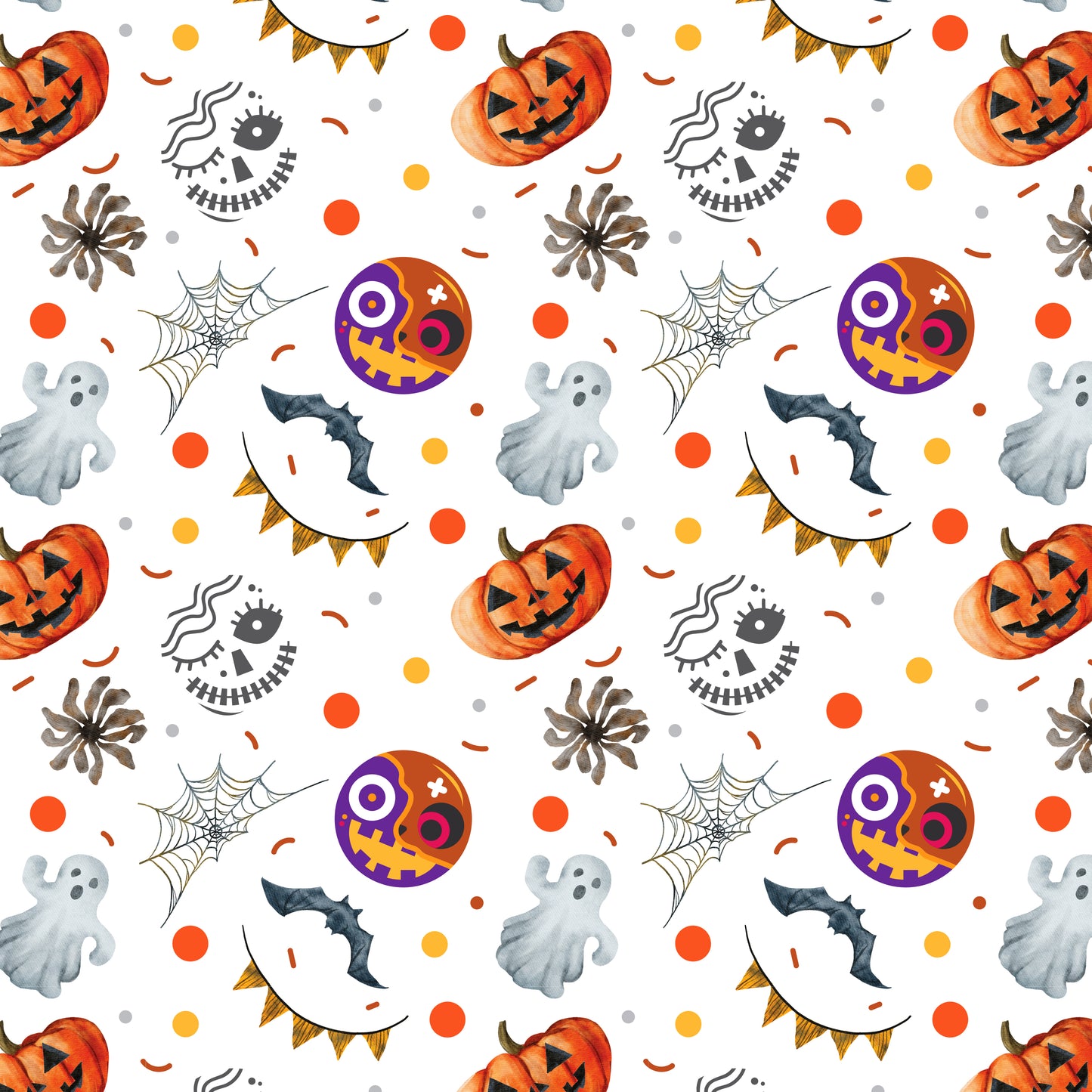 Halloween 6 Patterned Printed Vinyls