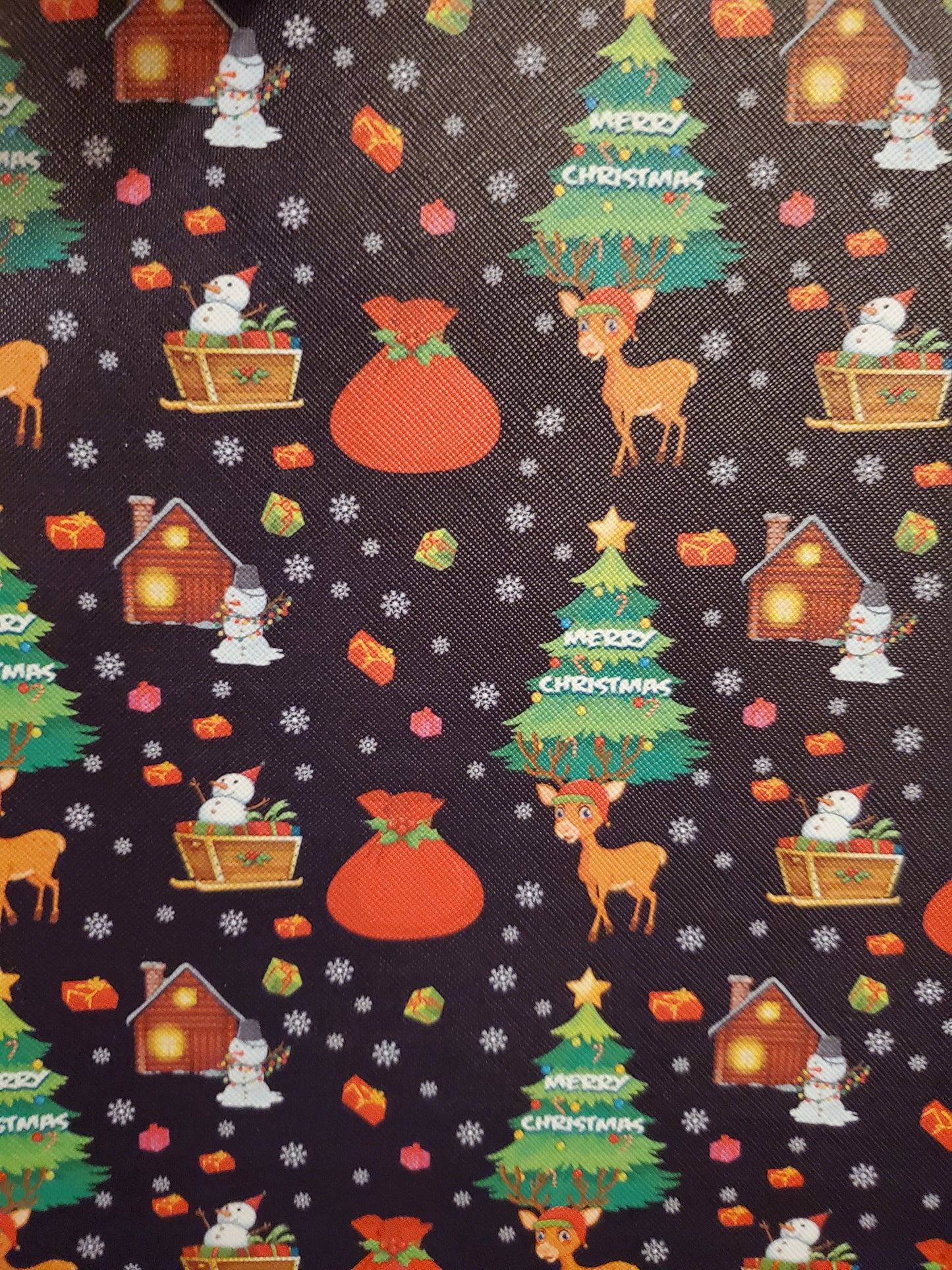 Christmas All The Way Faux Leather