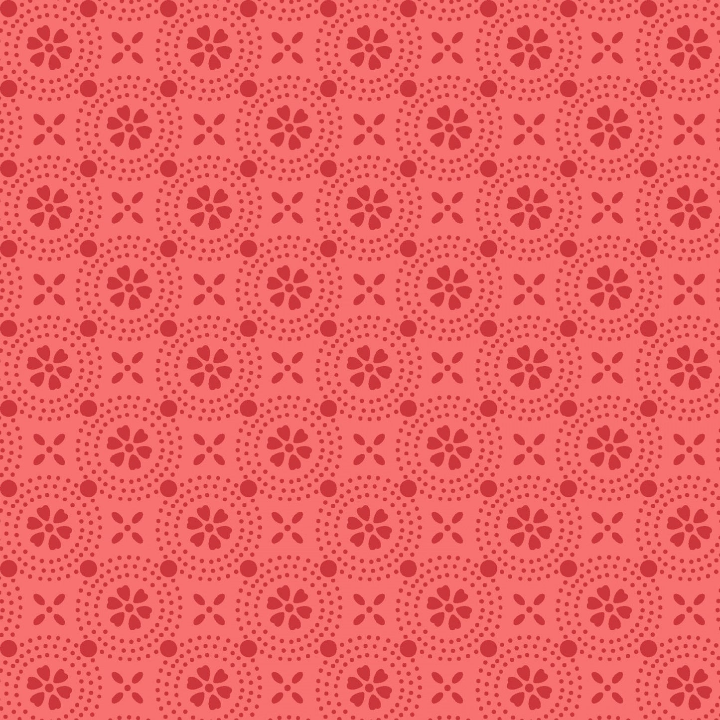 Kimberbell - Dotted Circles Peachy Pink
