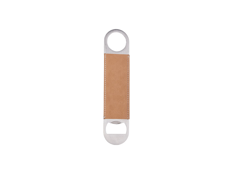 Sublimation Leather Bottle Opener - Brown