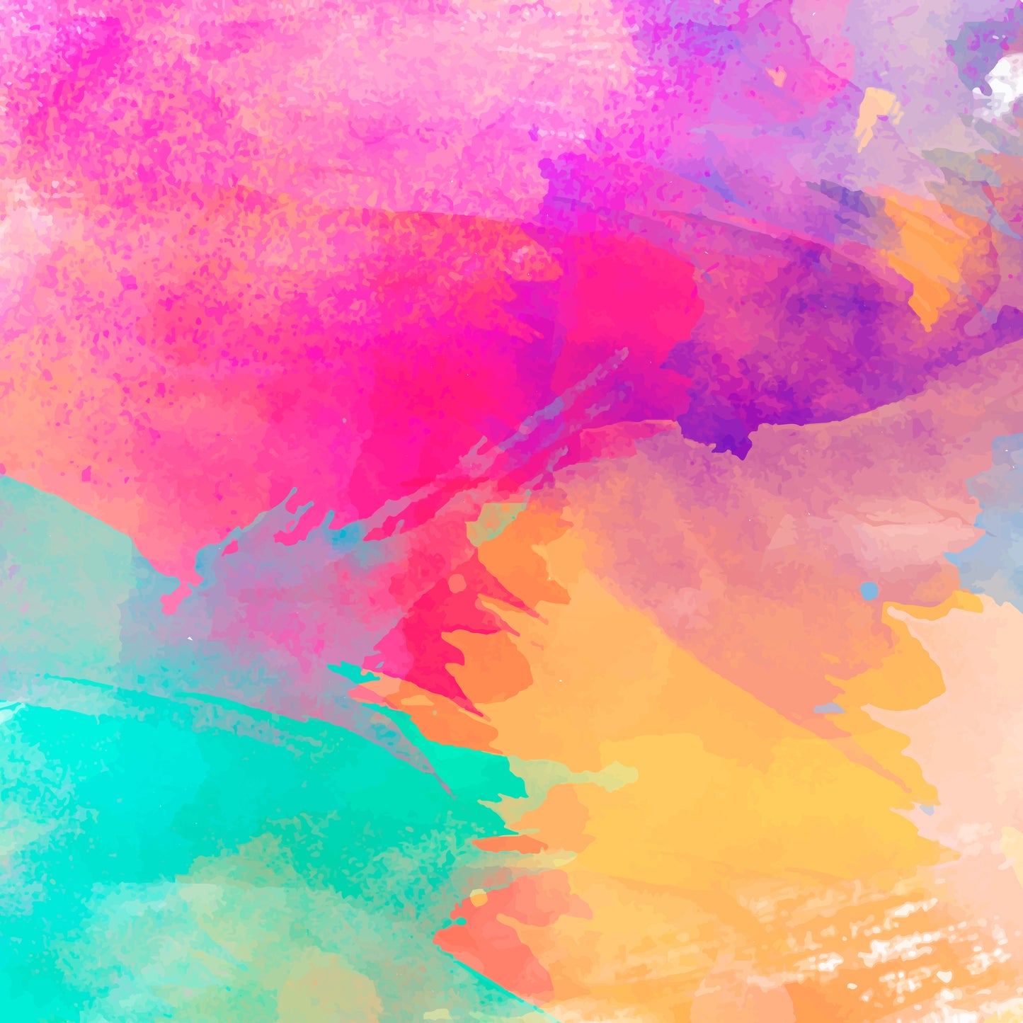 Watercolor Smear 4 Patterned Printed Vinyl