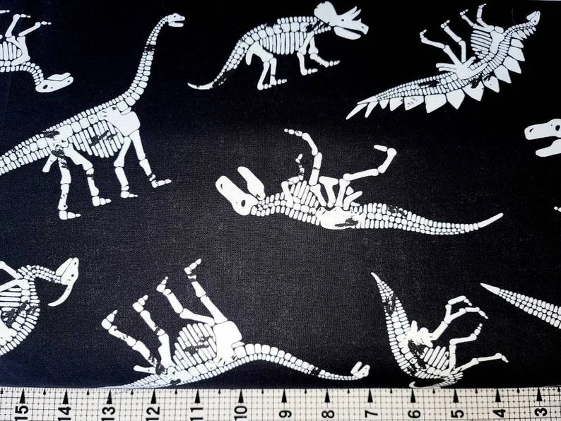 Timeless Treasures - Glow In The Dark Dinos