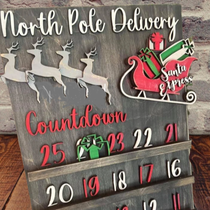 North Pole Christmas Countdown Kit DIY