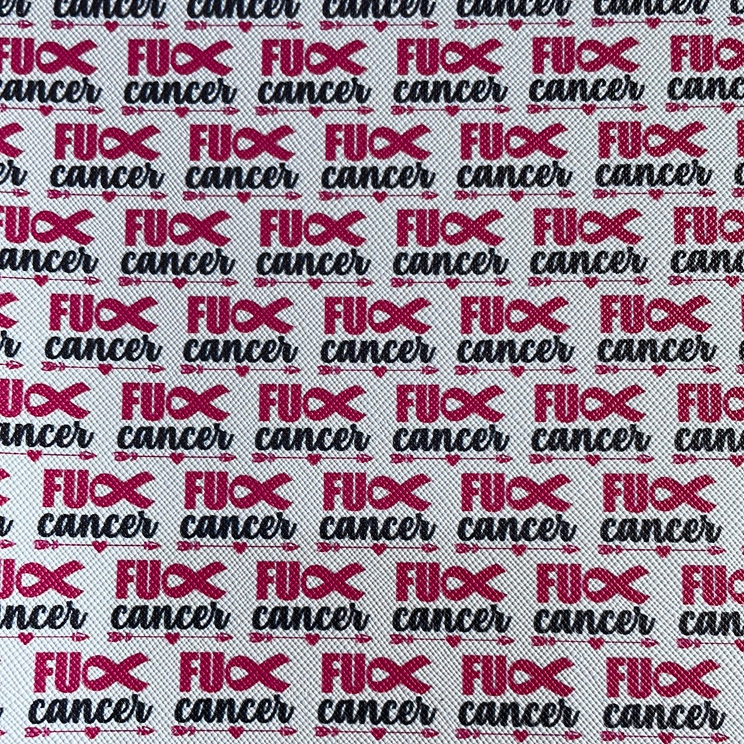 FU Cancer Faux leather