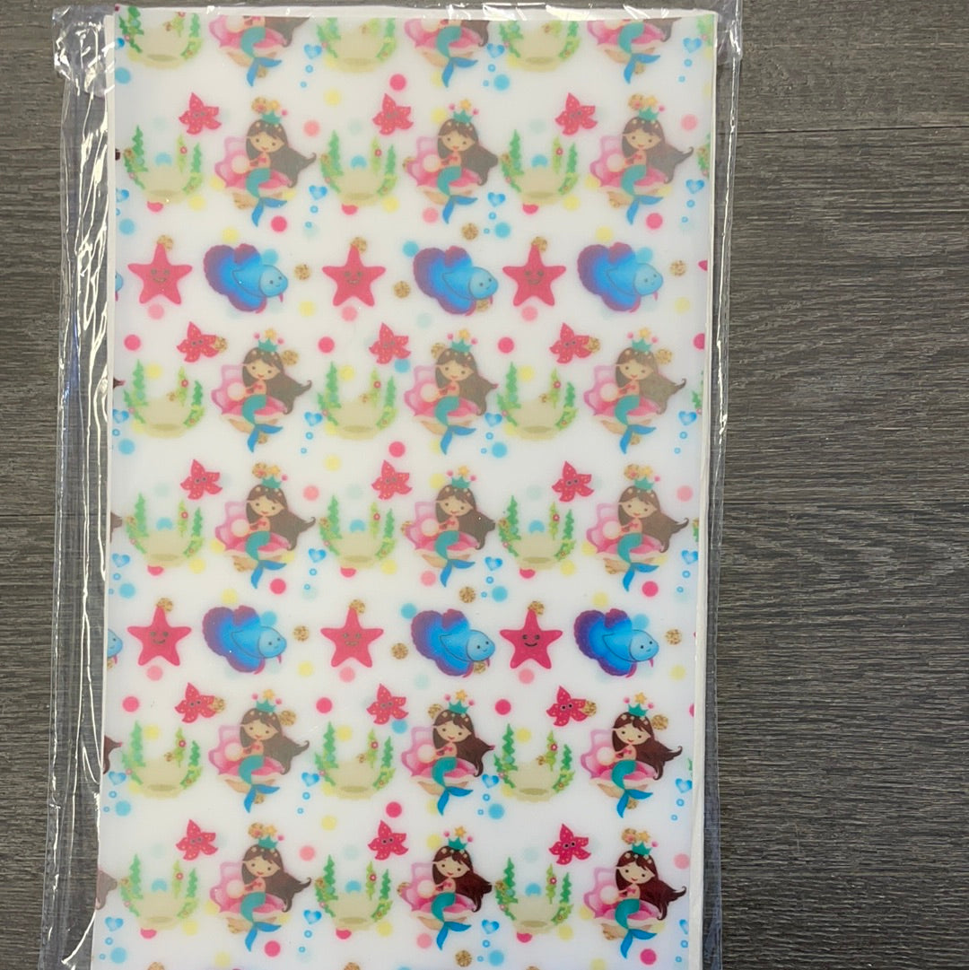 Mermaid jelly Faux leather