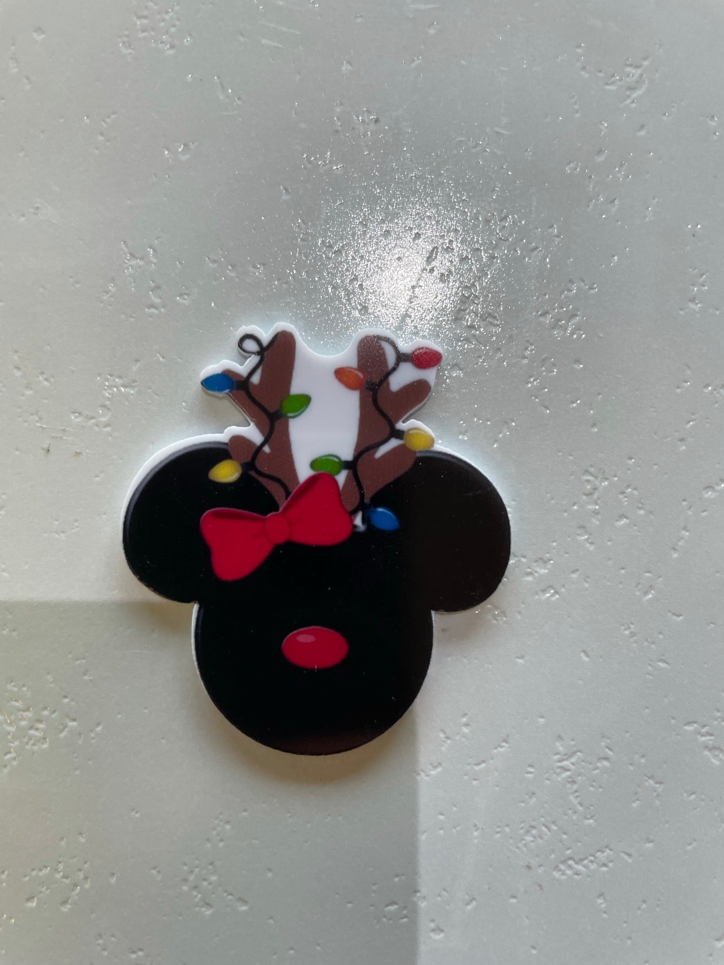 Ms Mouse Reindeer Christmas Resin