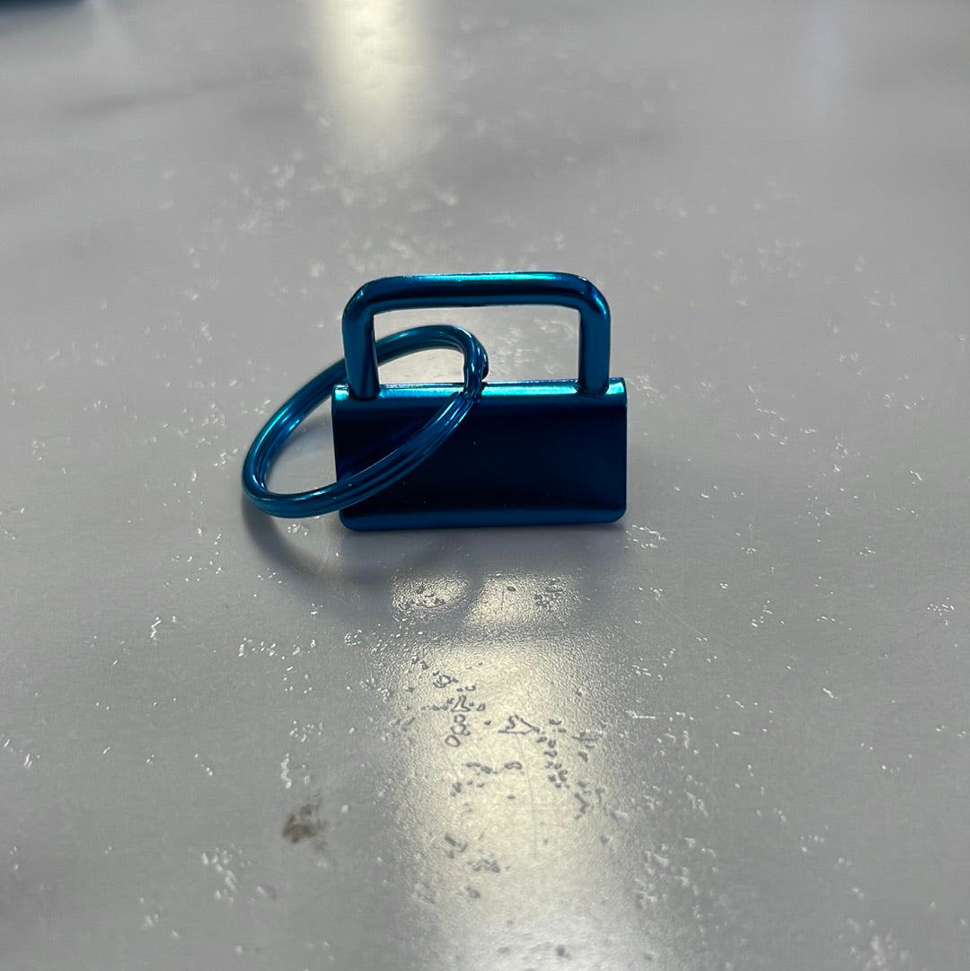 Blue 1" Key Fob Hardware Sets