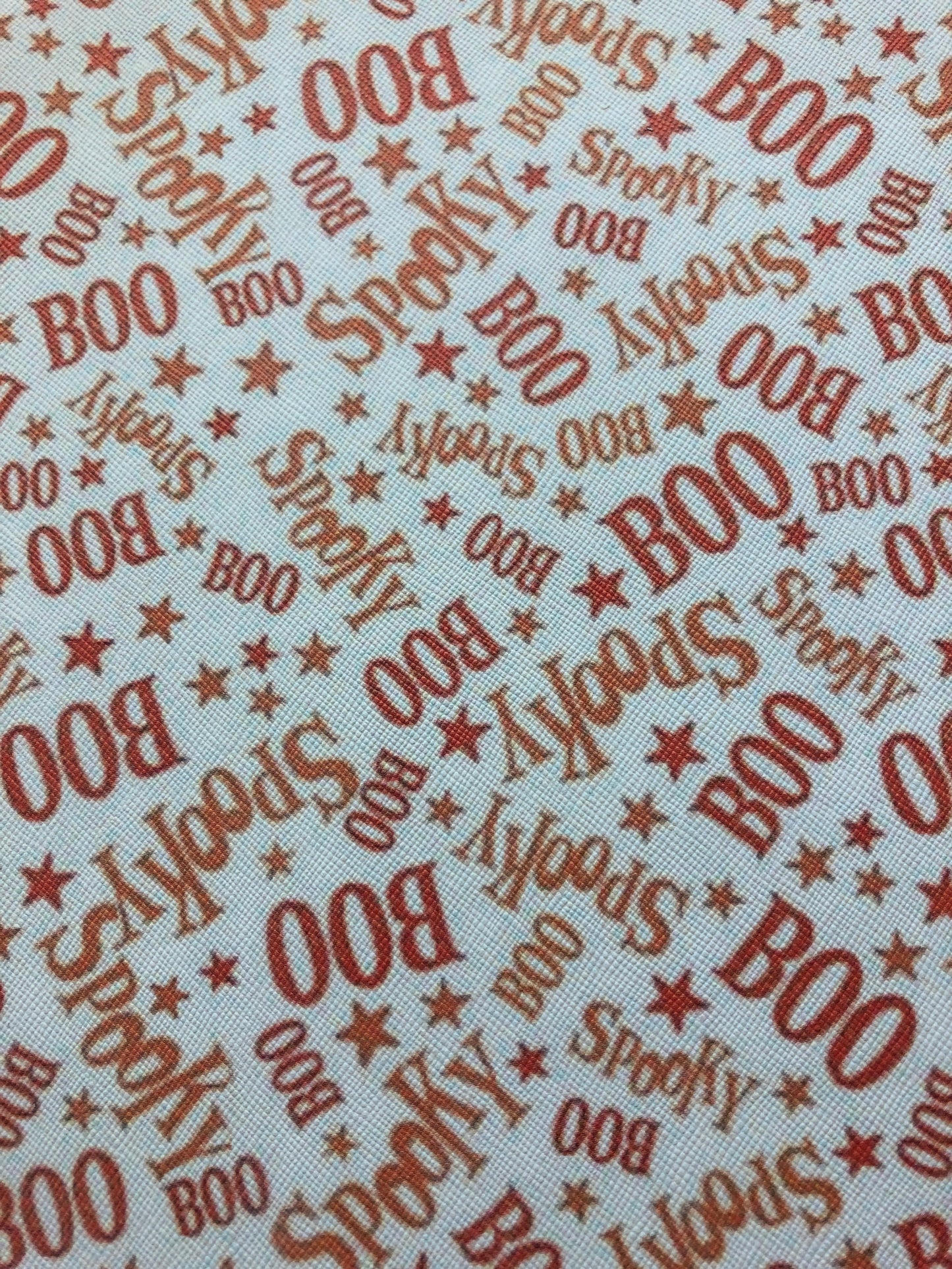 Spooky Boo Faux leather