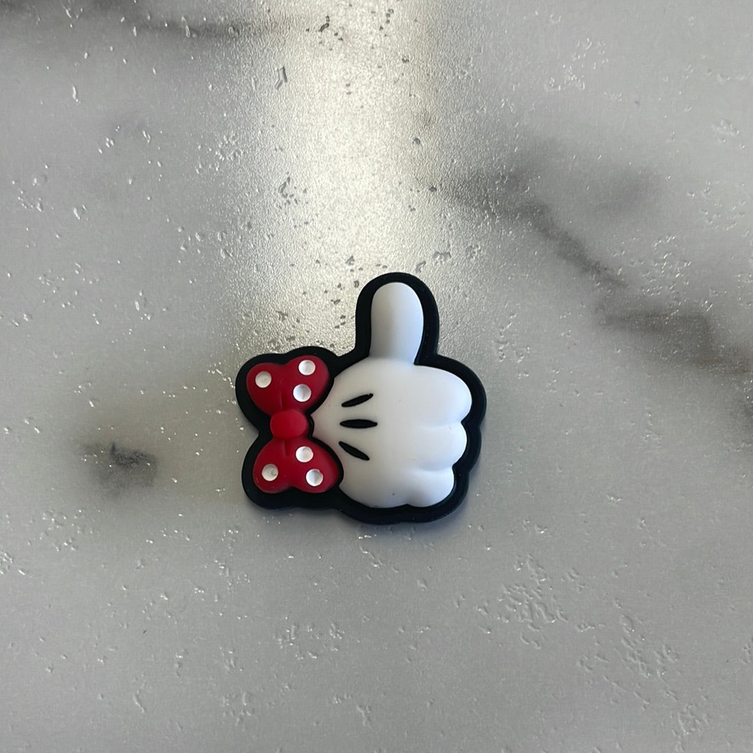 Character Resins/ Clays Mouse Hand w Bow