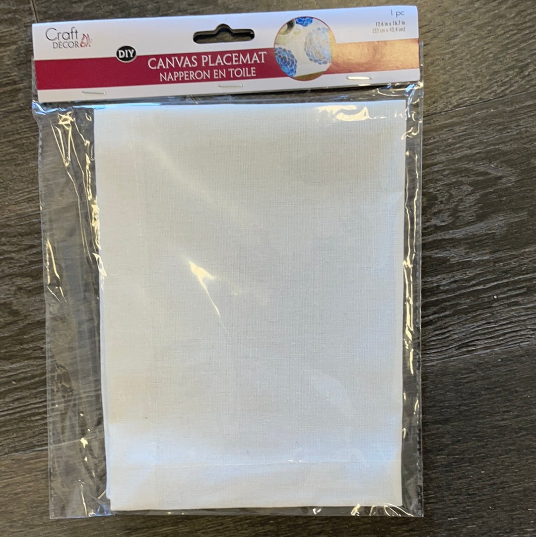 DIY Canvas Placemat