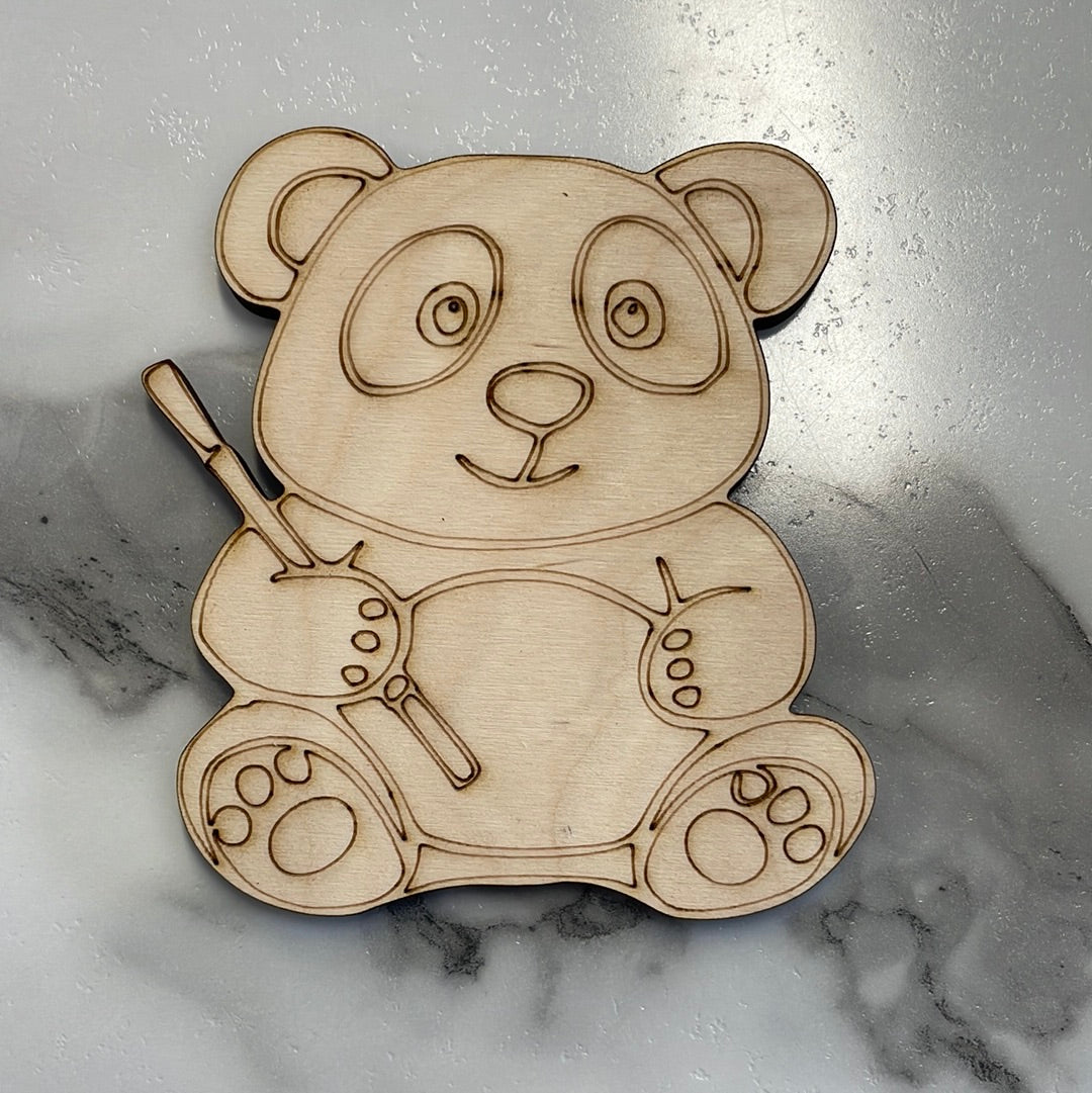 5 “ birch panda bears assorted