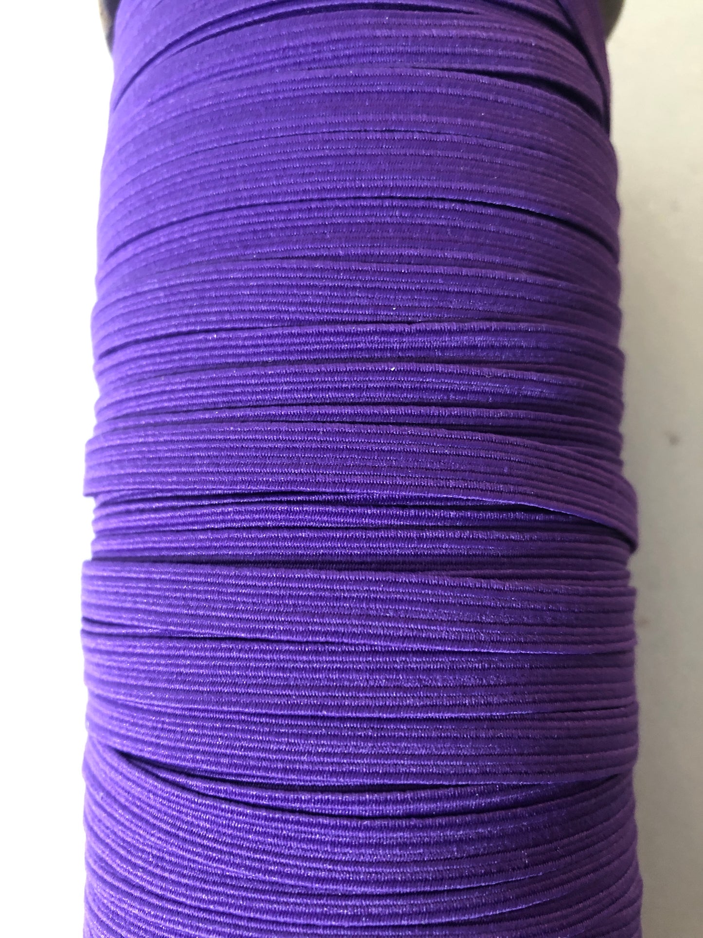 1/4 “ (6mm) elastic dark purple