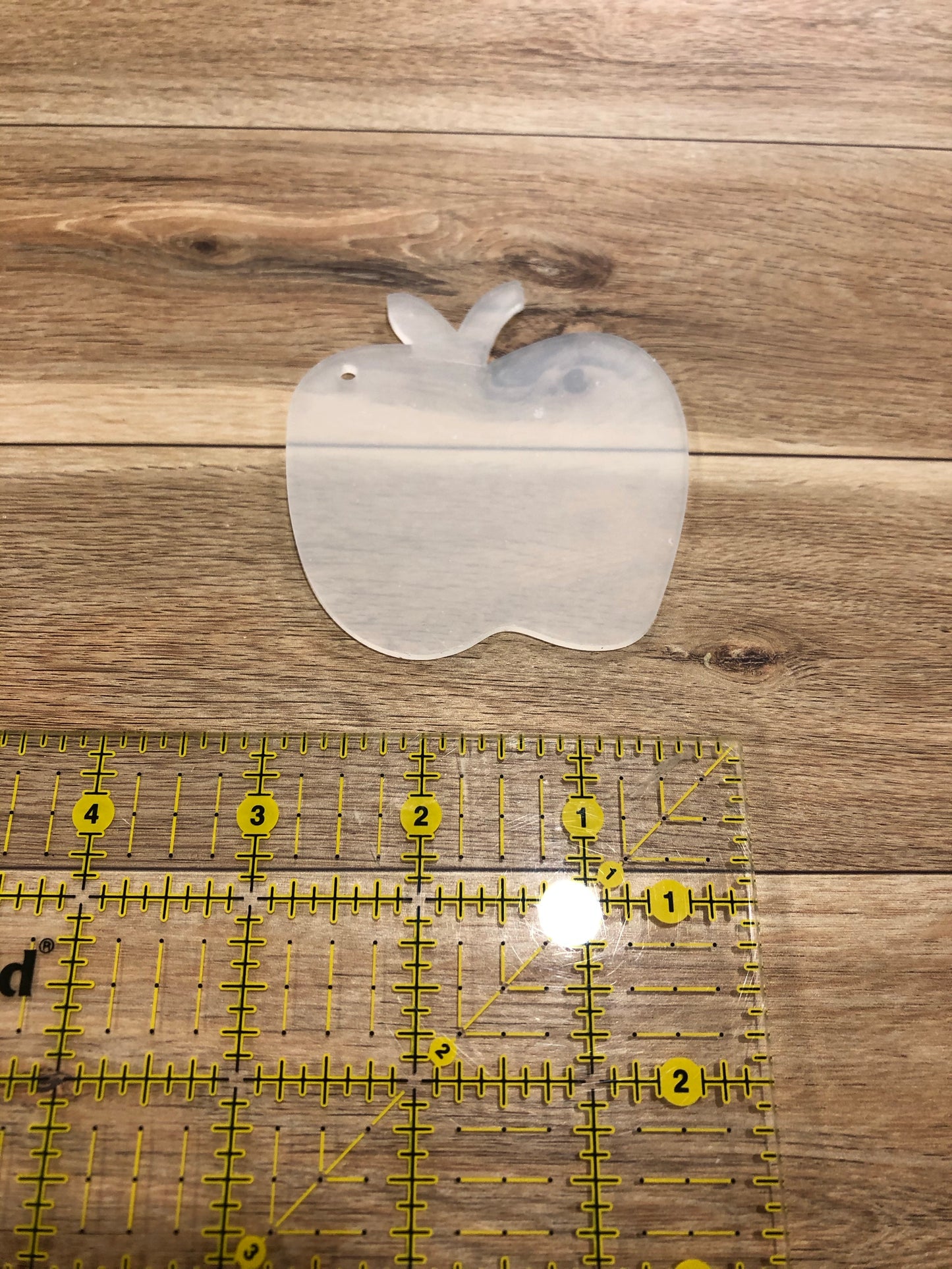 Apple Acrylic with Hole