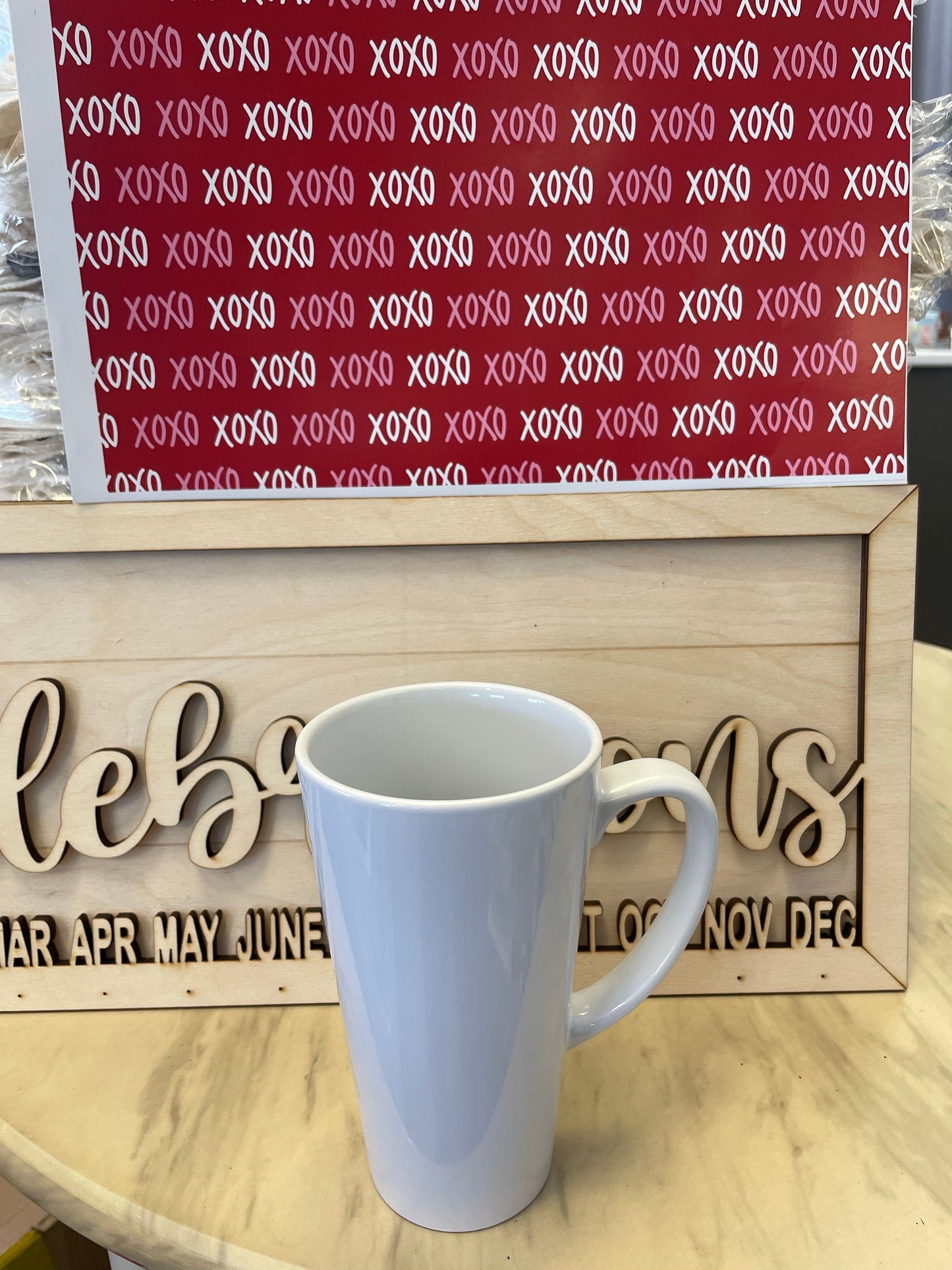 17 OZ Sublimation Latte (Coffee) Cups