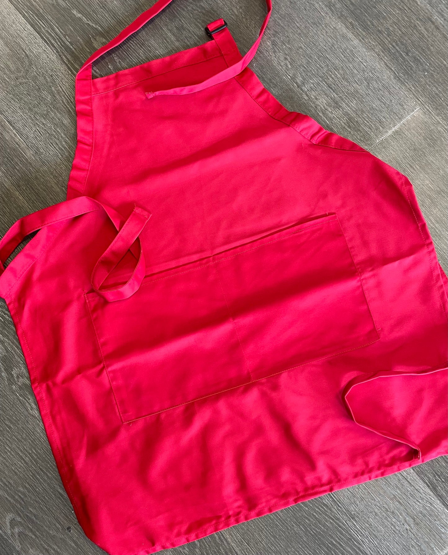 Aprons with Adjustable Neck Strap - Red