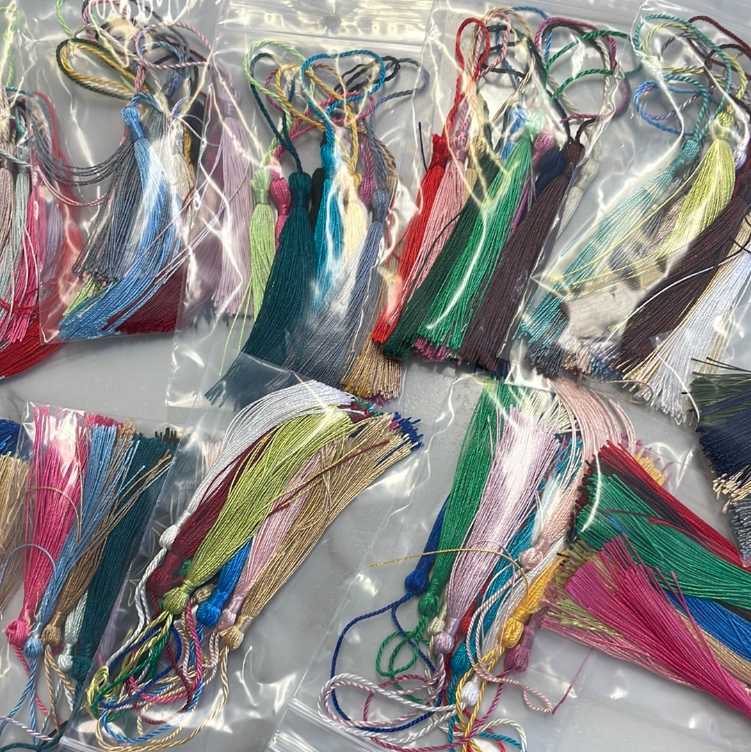 Assorted bookmark tassels