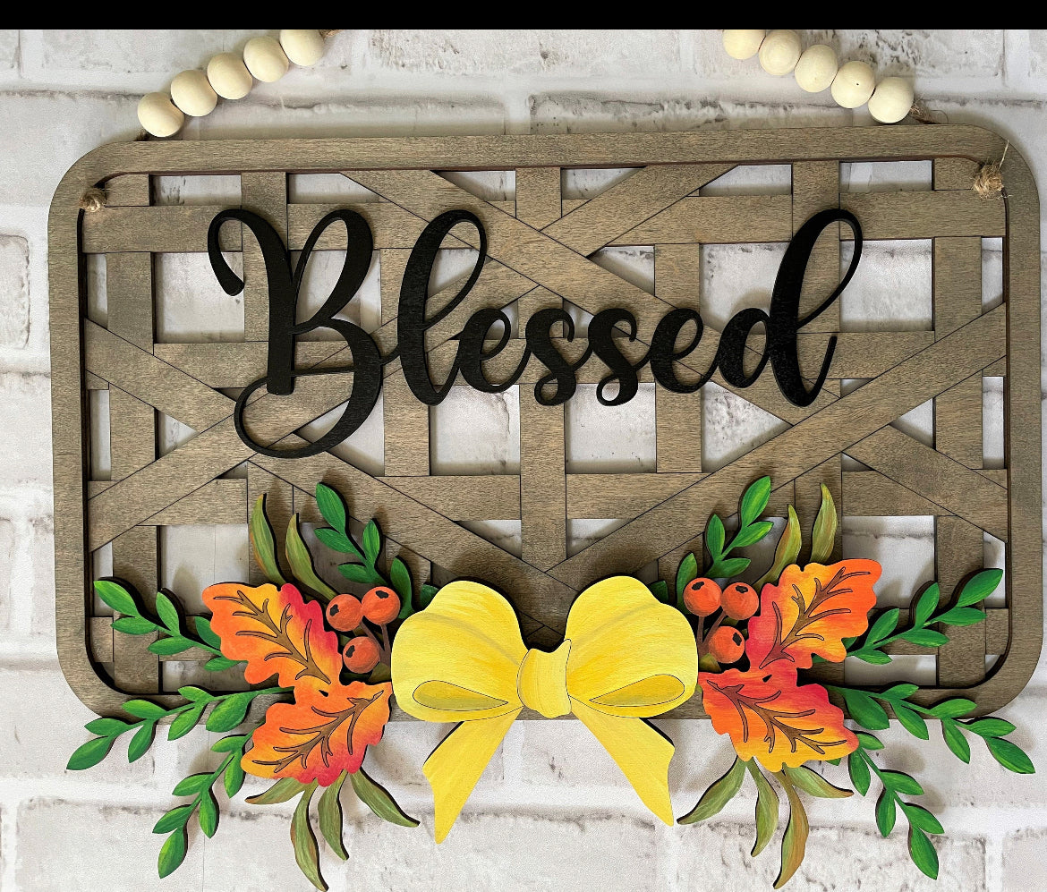 Lg Tobacco basket sign kit