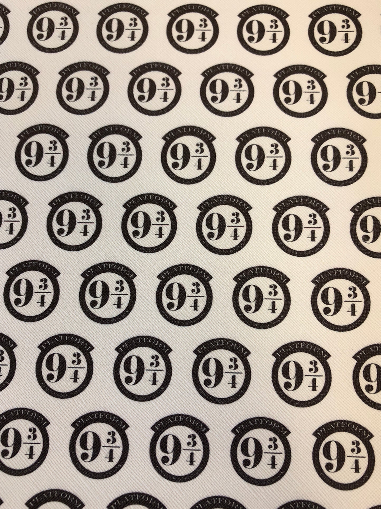 Platform Number Faux leather