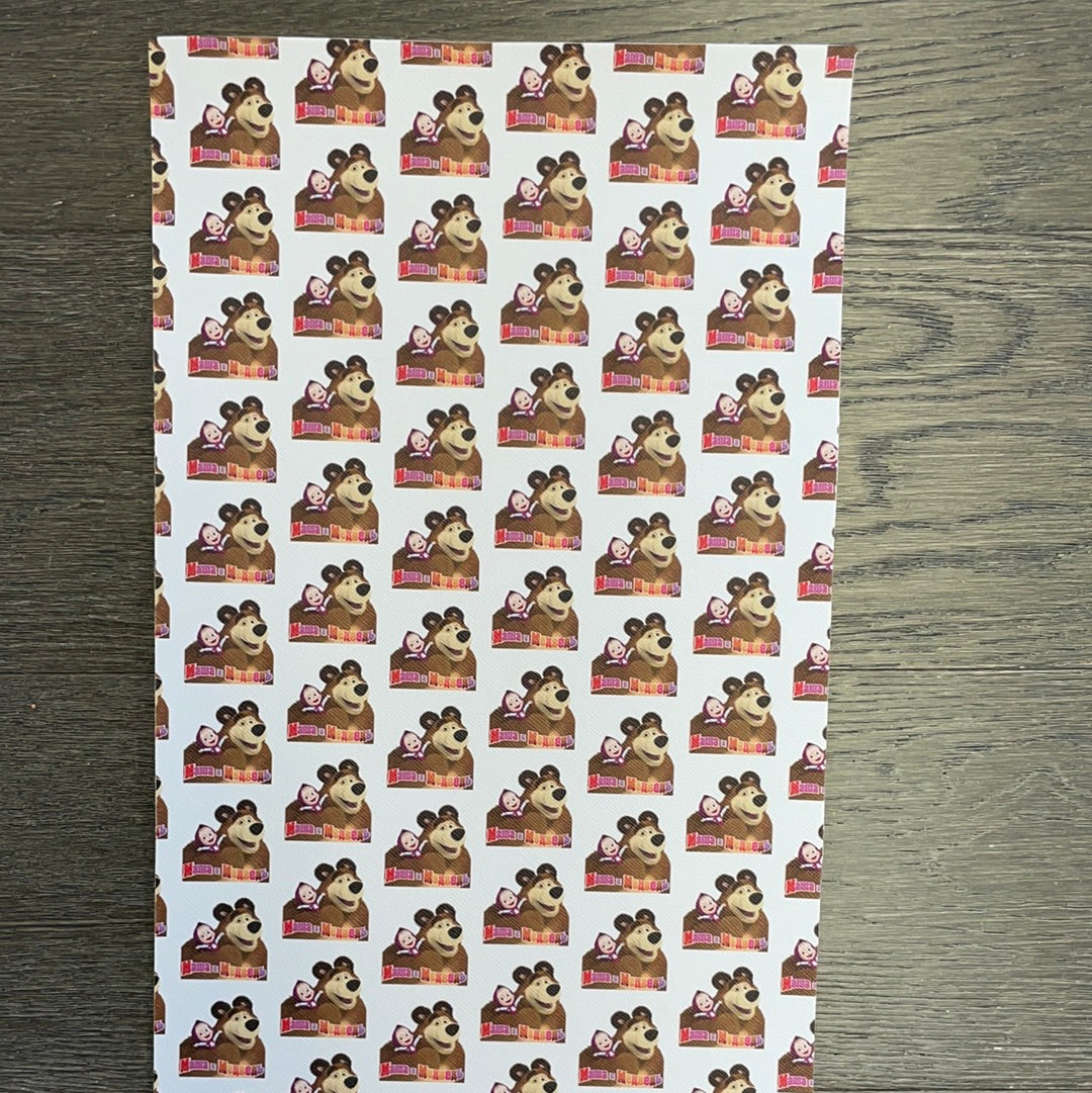 Marsha Bear Faux leather