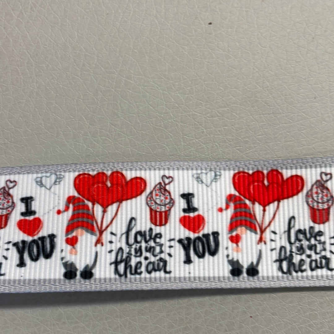Valentines Gnomes Ribbon
