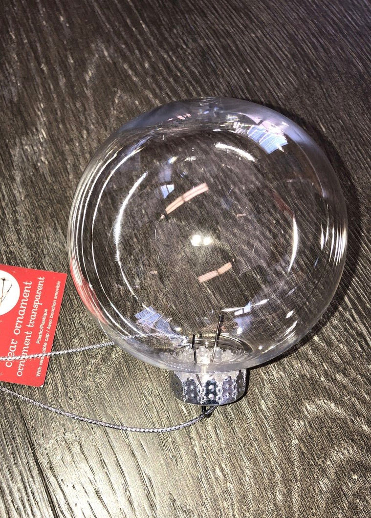 3.5 Inch Plastic Christmas Ornament