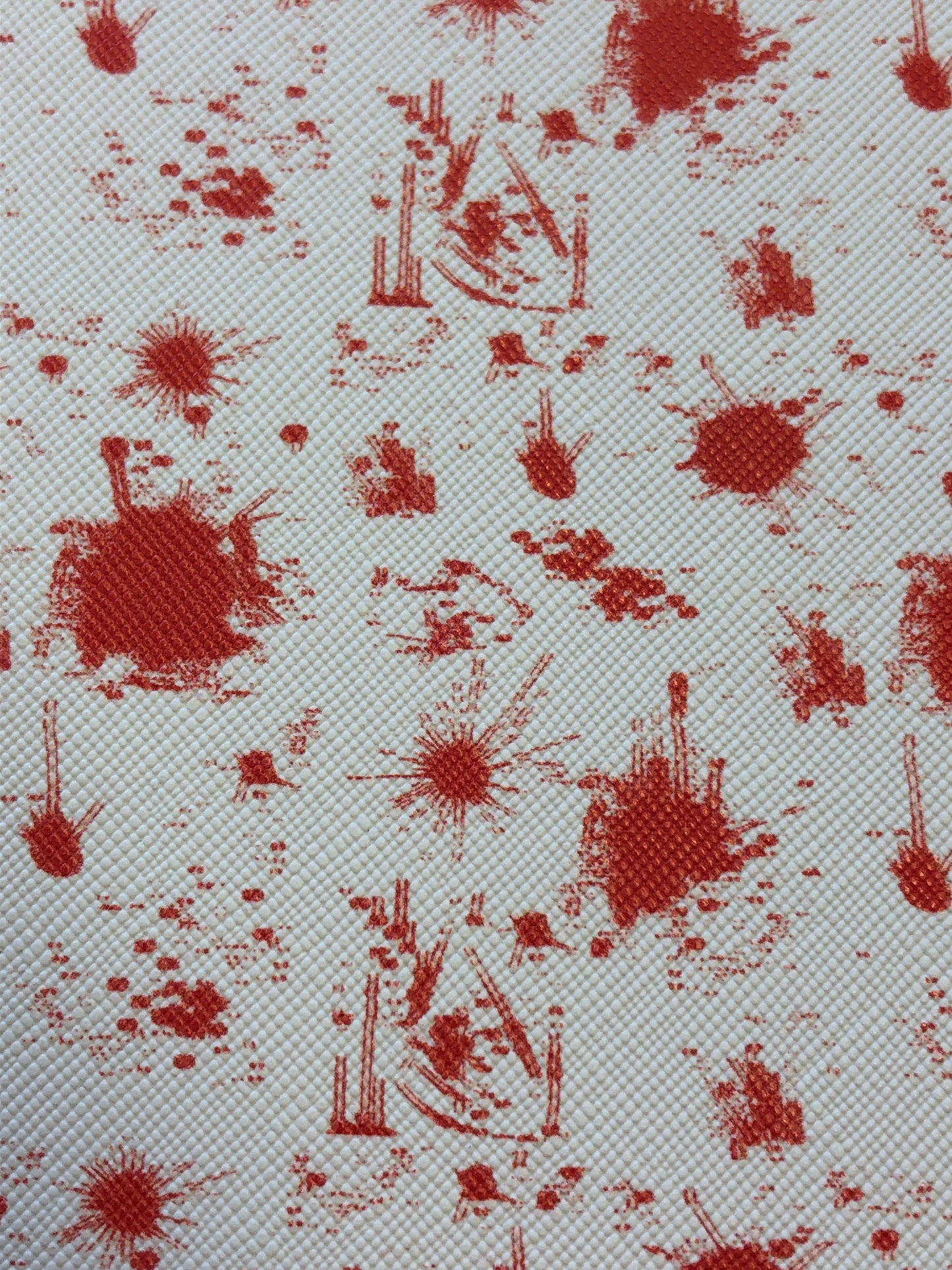 Bloodied Faux leather