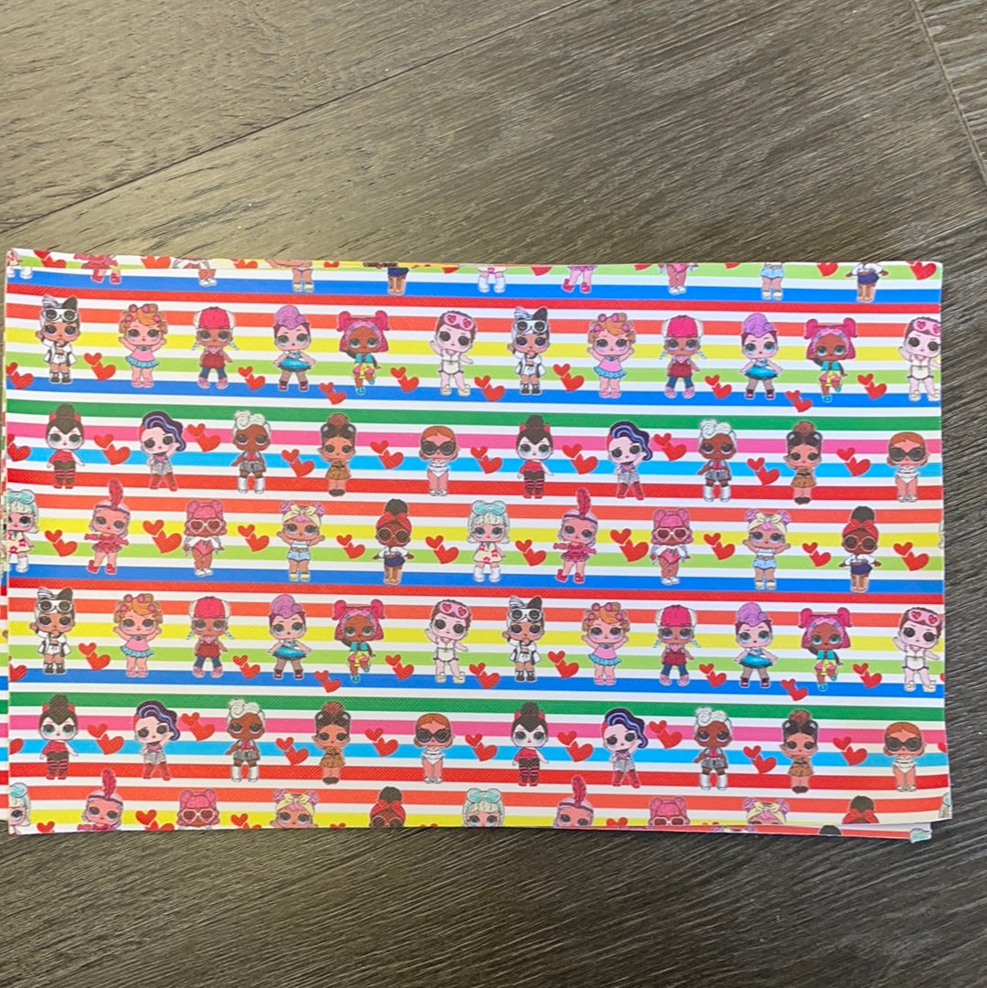 Stripes LOL Faux leather