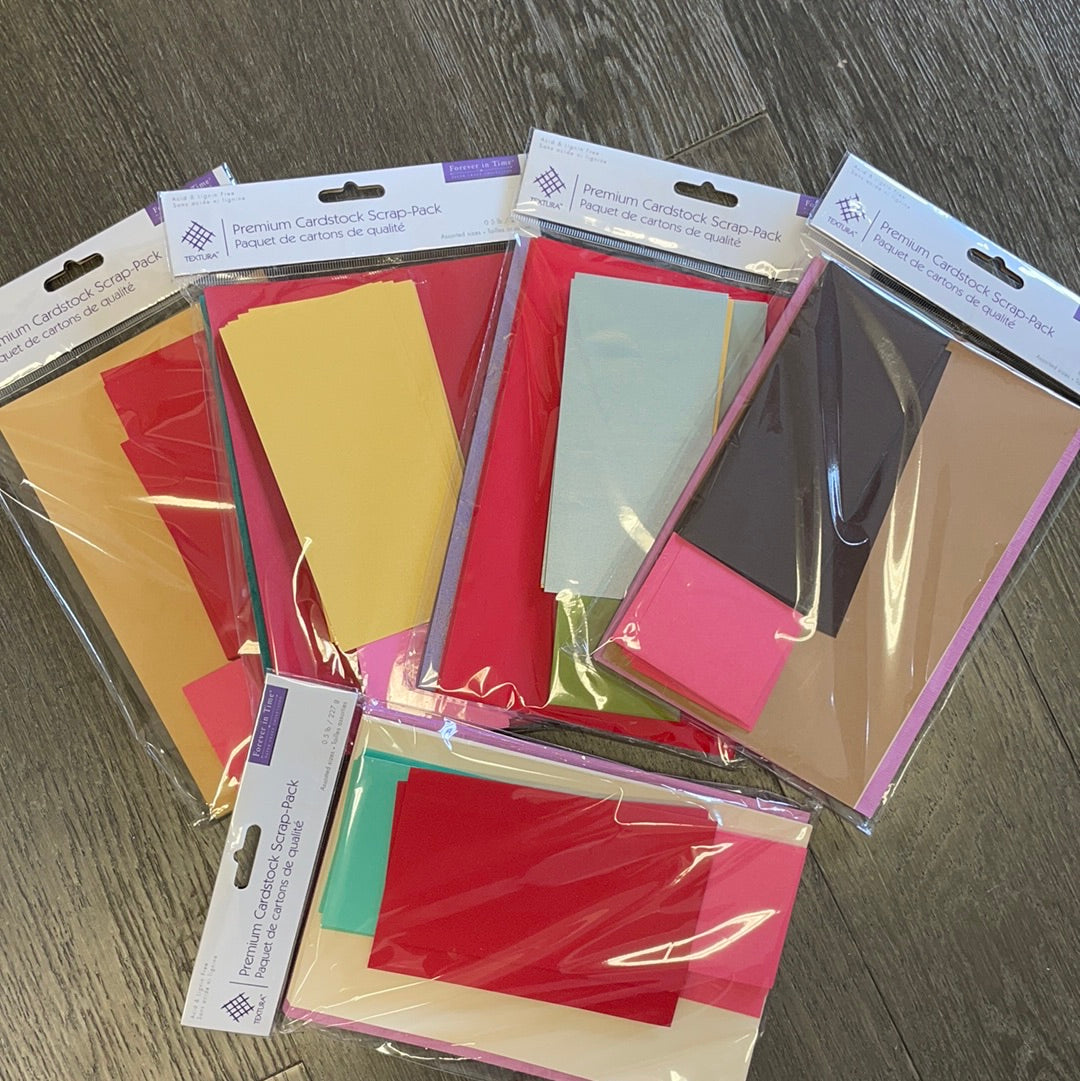 Premium Cardstock Scrap Pack 1/2 LB