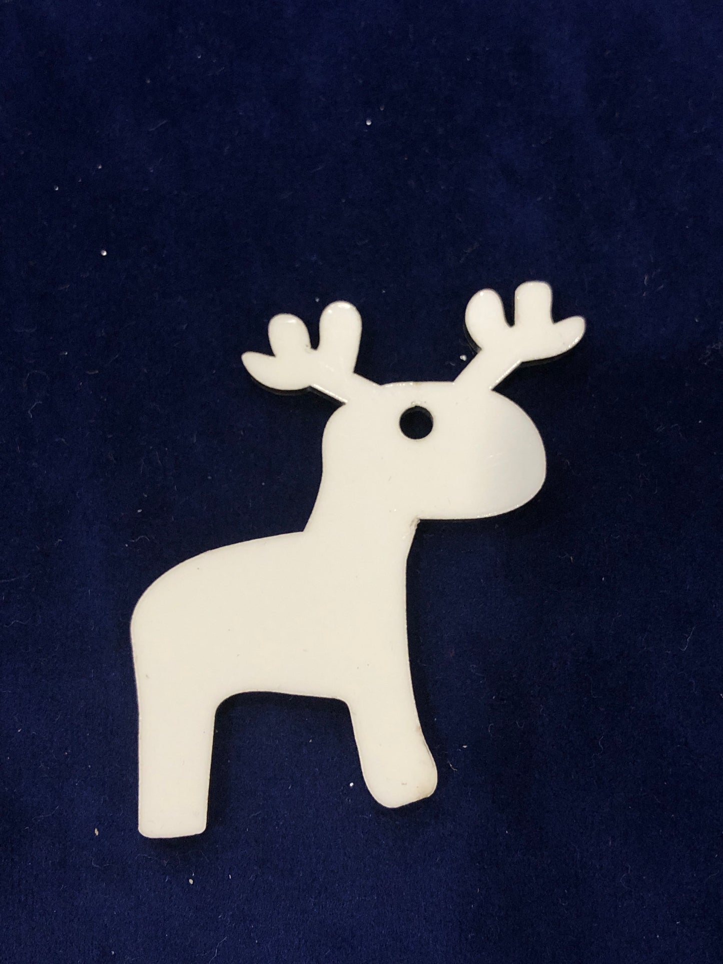 DBL Sided white MDF ornaments