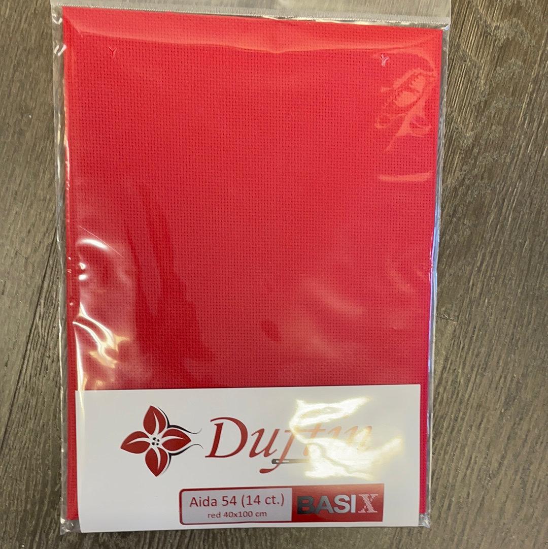 Aida Cloth 54 (14 Ct) Red