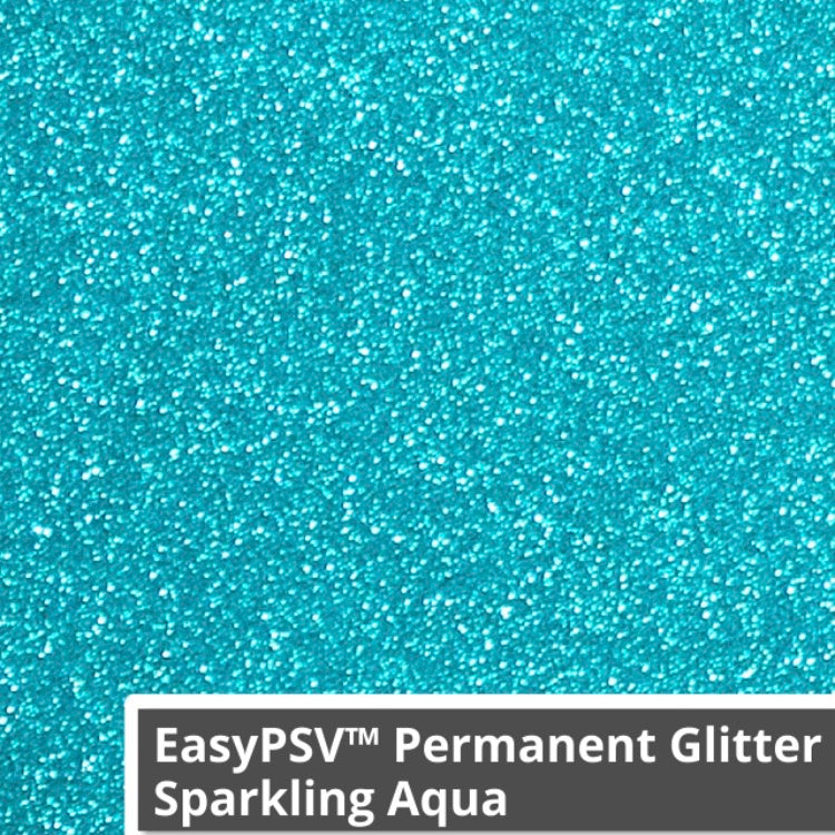 Siser PSV Permanent Vinyl Glitter - Sparkling Aqua