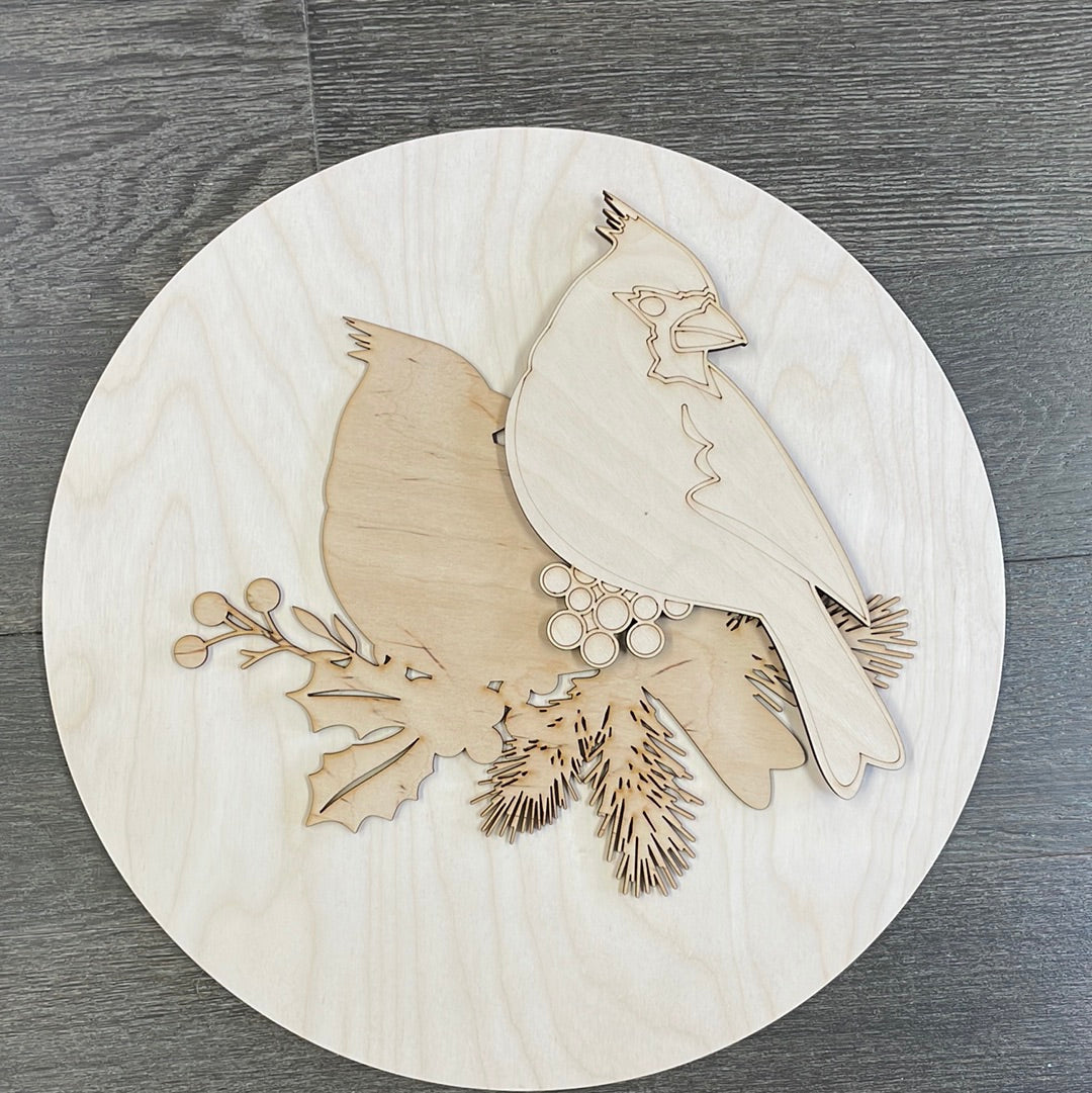 Cardinal Round Sign Kit