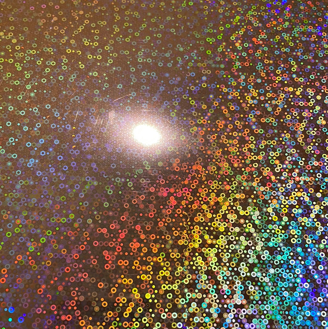 Holographic HTV - Gold Confetti