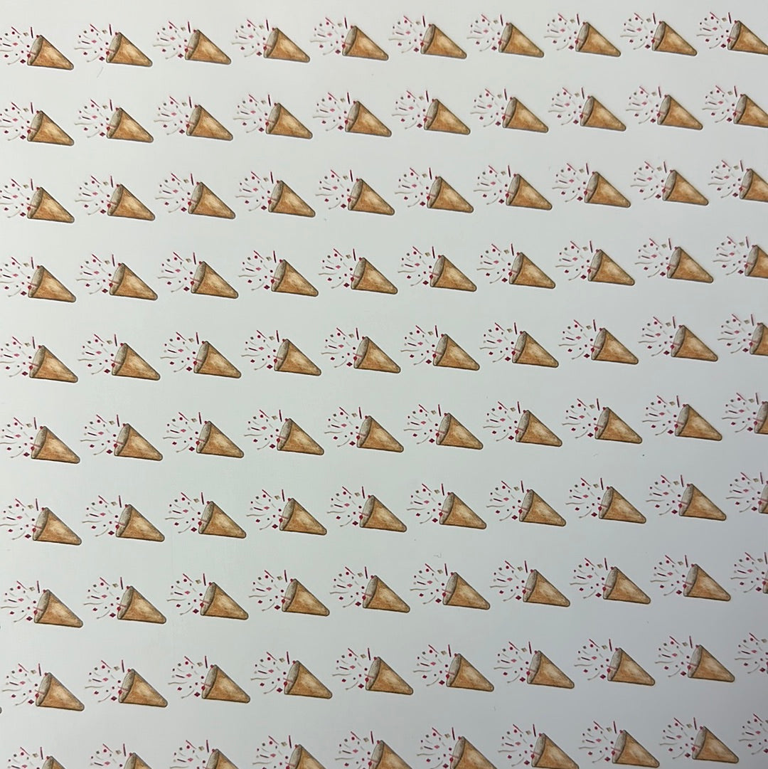 Celebration Patterned Permanent Vinyl