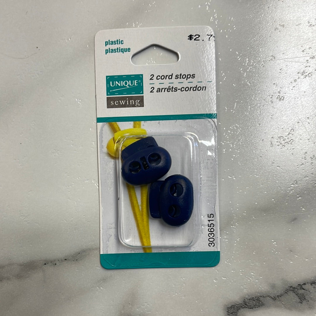 2 Cord Stops - Asstd Colors