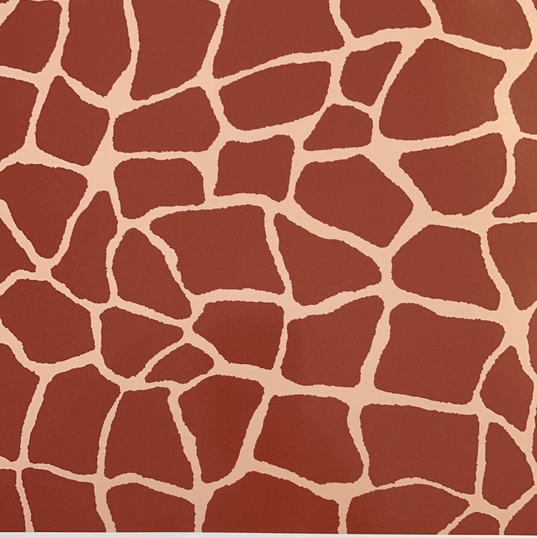 Patterned Permanent Vinyl Giraffe