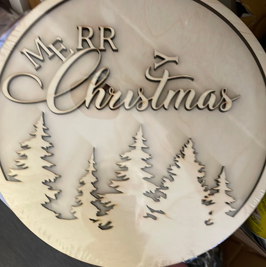 Merry Christmas DIY sign
