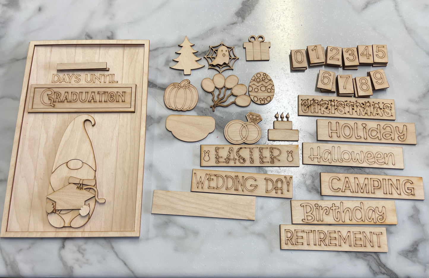 Gnome Christmas Countdown Kit DIY