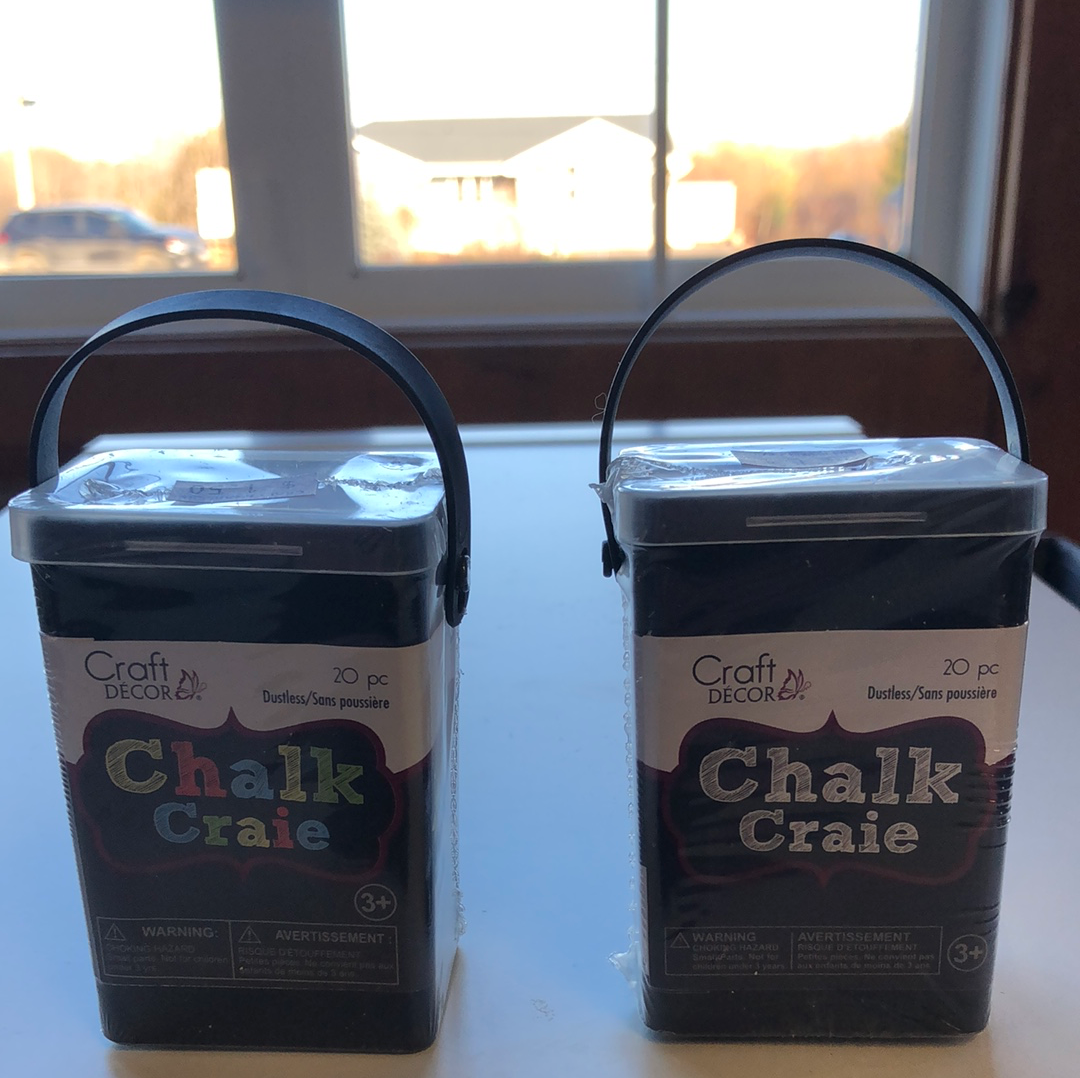 Chalk-It-Up Dustless Chalk Bucket -20PK