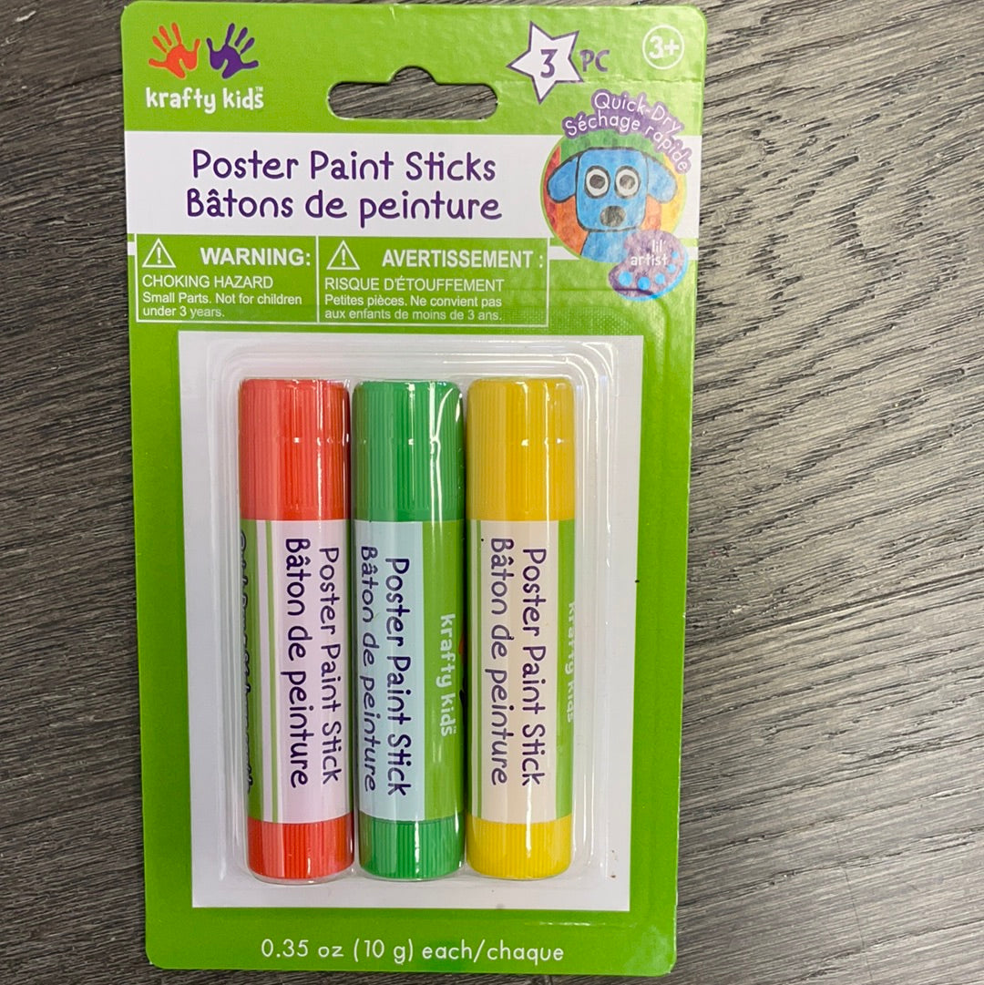 Poster Paint Sticks 3PK