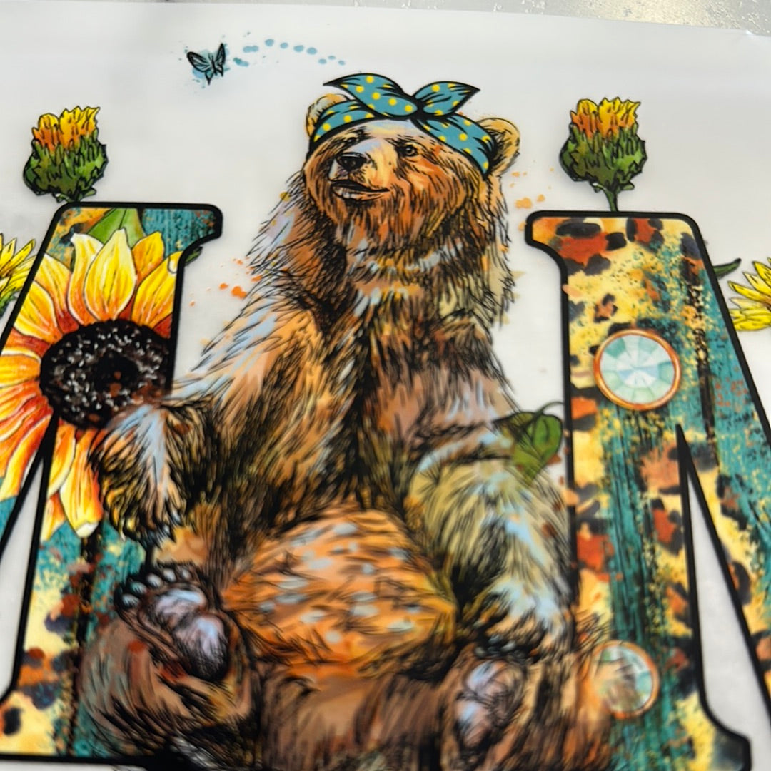 Mama Bear Sunflowers DTF Print Transfer – Craft Enablers