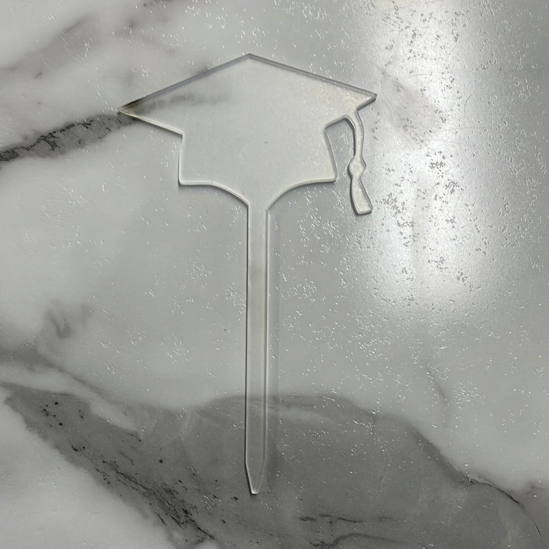 Graduation Cap Acrylic Cake Topper