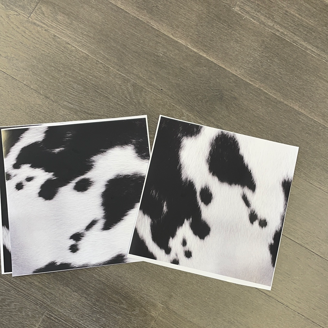 Cowhide 1 Patterned Permanent Vinyl