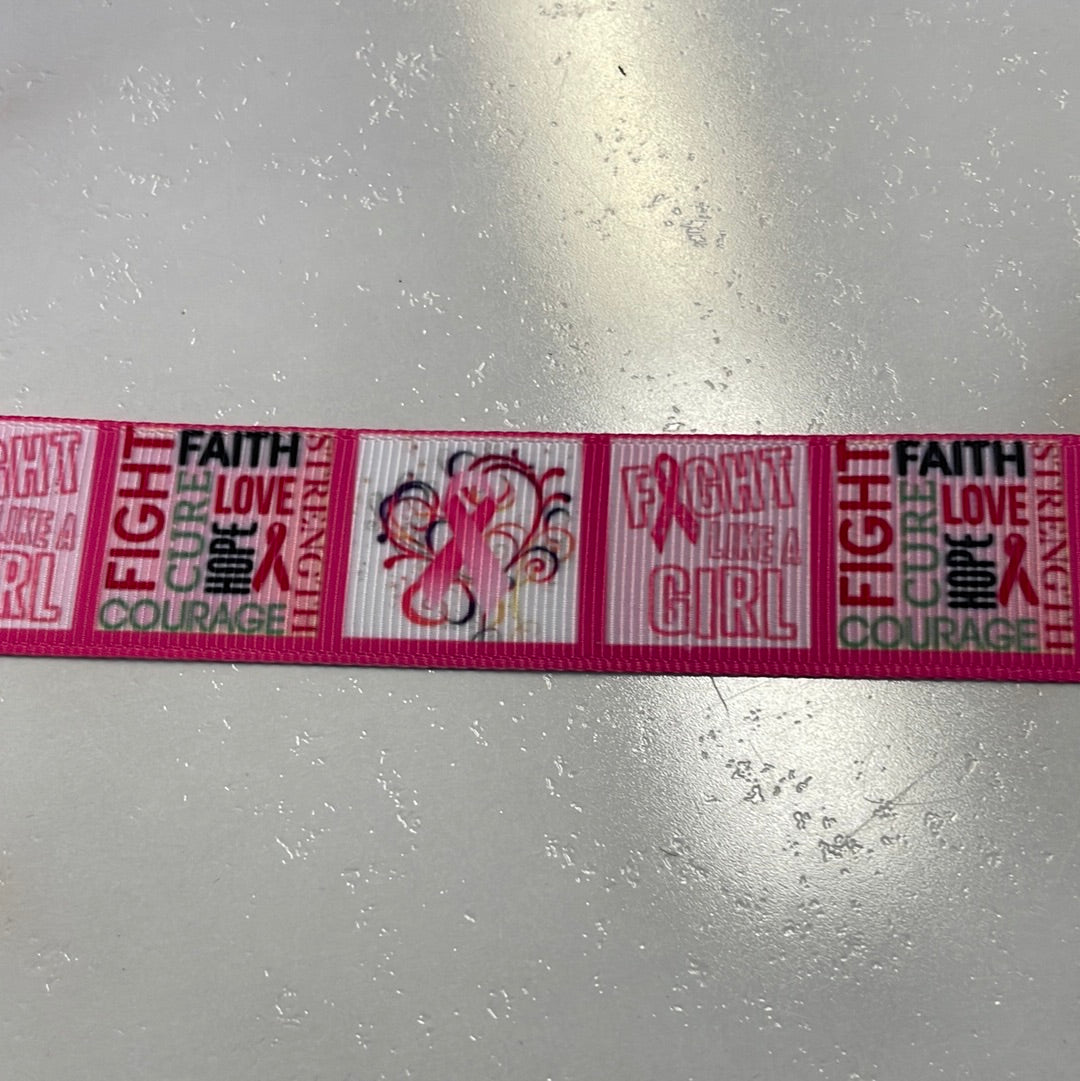 Breast Cancer/Fight Like A Girl Ribbon