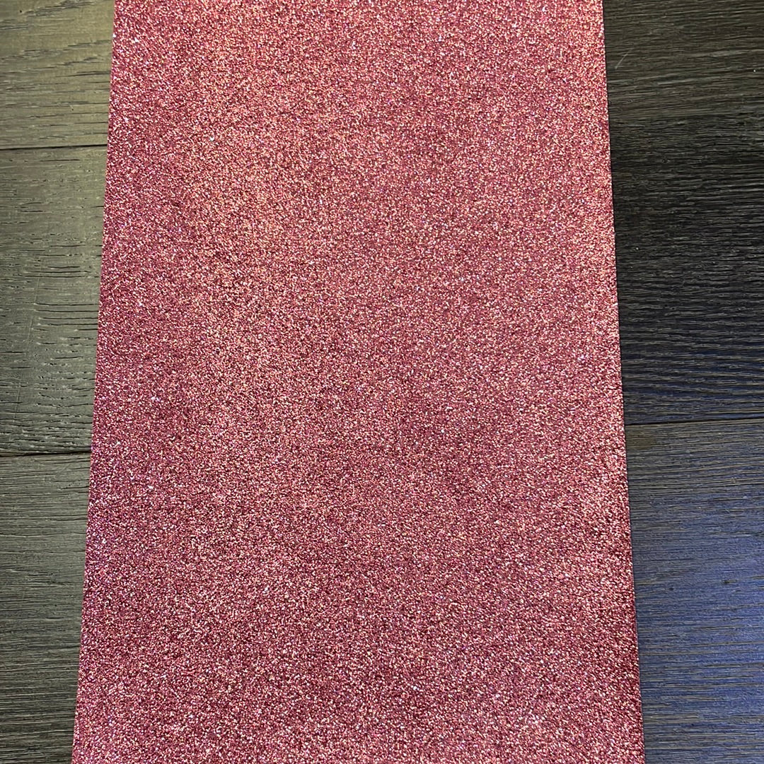 Fine PVC Glitter Faux Leather Blush