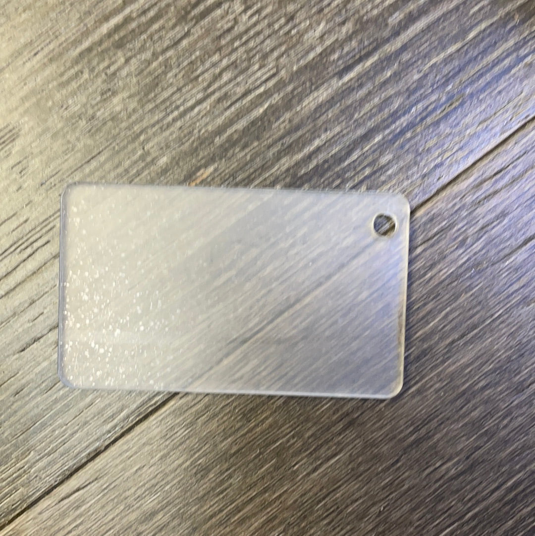 Cast Rectangle Acrylic w Hole