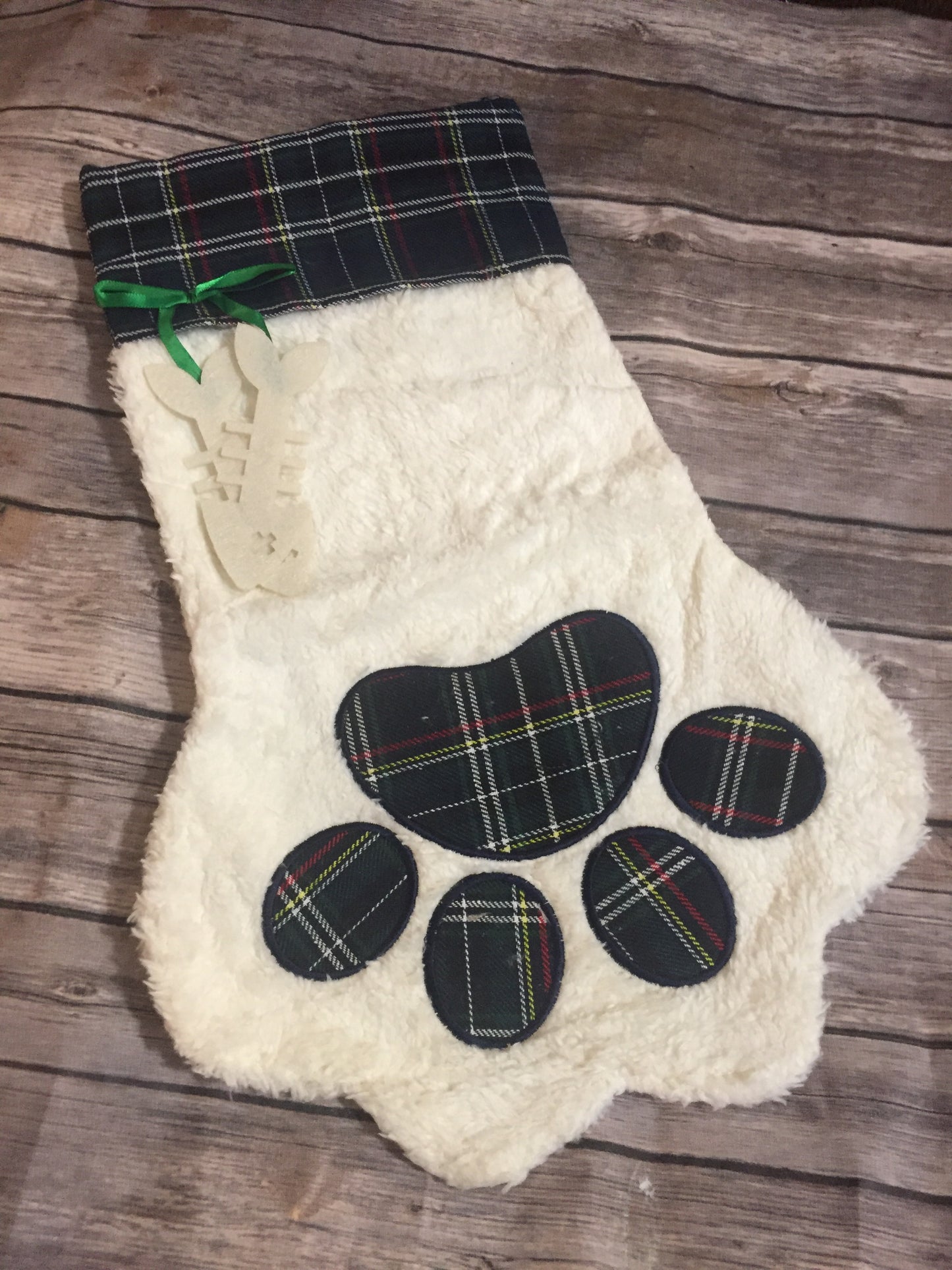 Paw Print Stockings