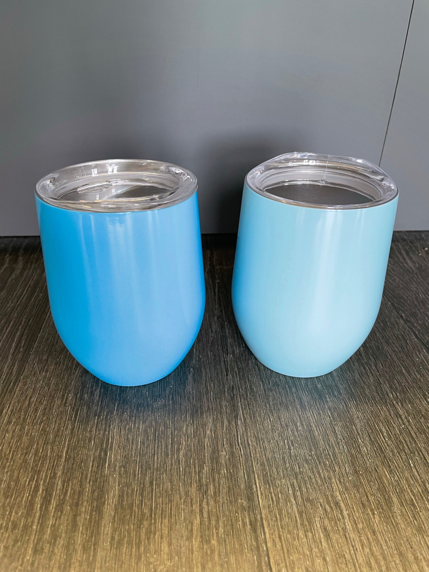 Sky Blue Wine Tumblers