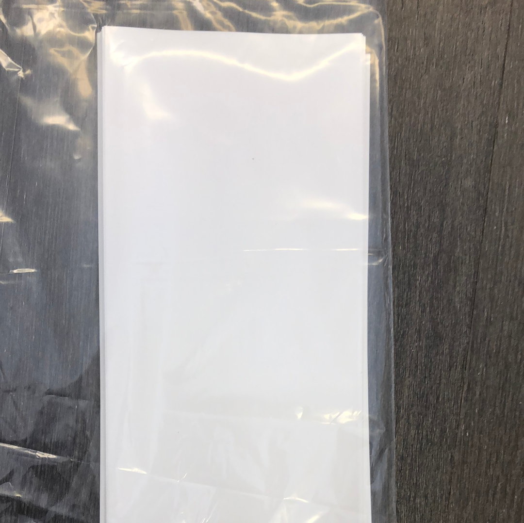 White Shrink Wraps
