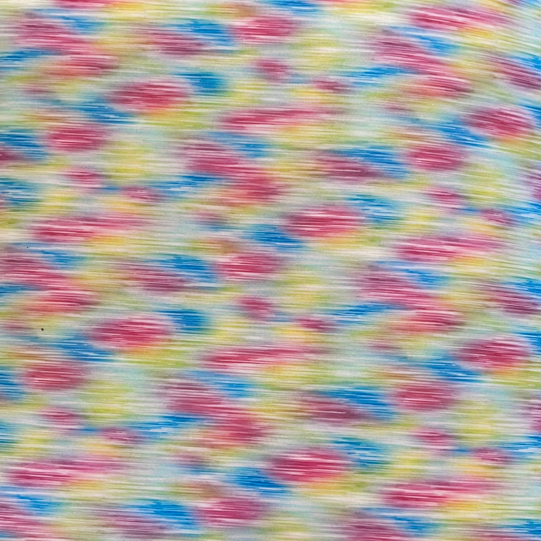 Faux Leather - Yellow Multicoloured Haze